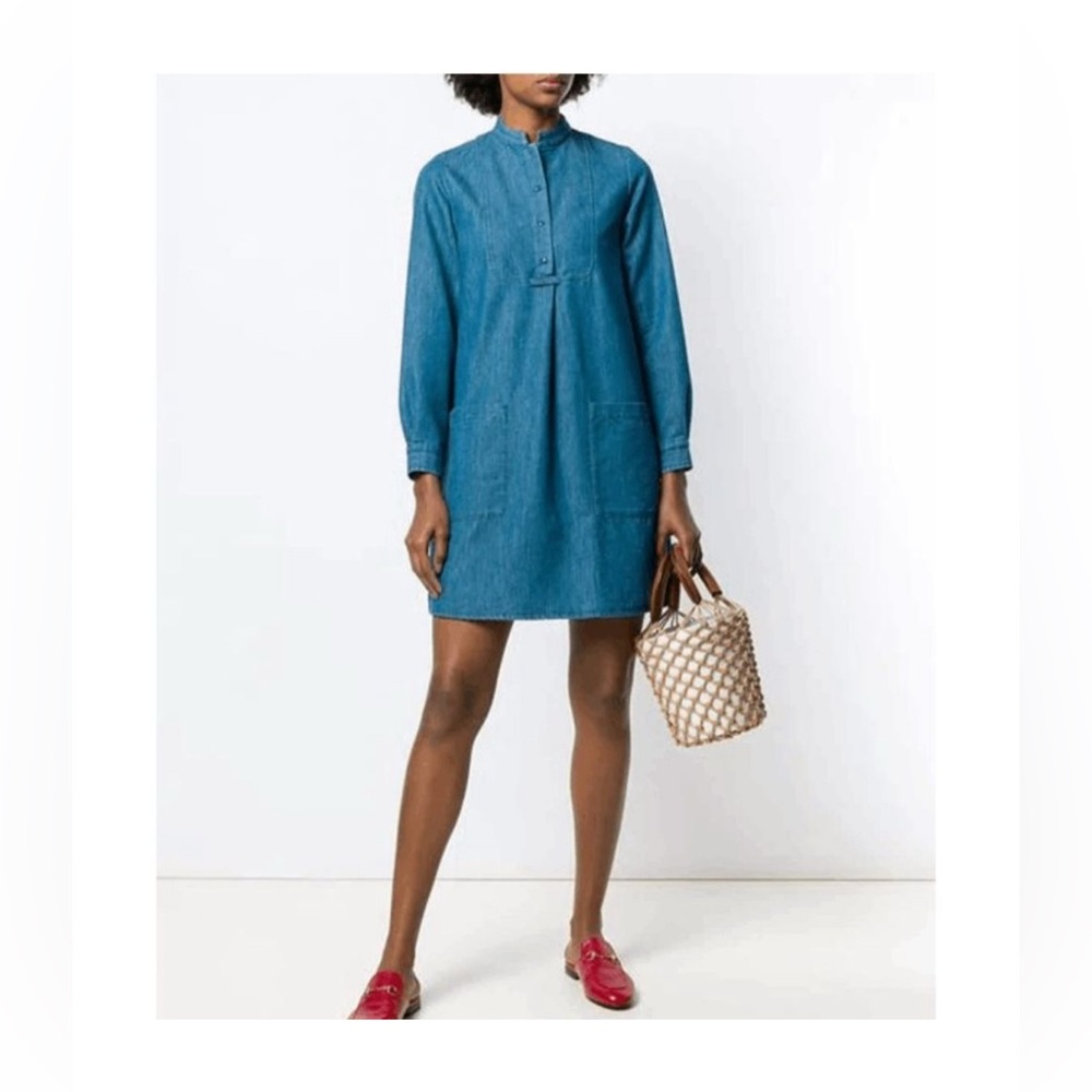APC Denim shift dress EU 34 US 0-2/ XS